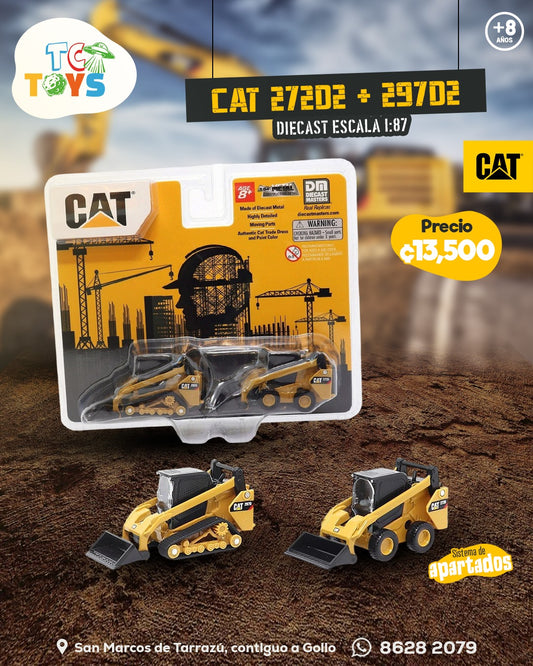 CAT Mini Cargadores Frontal 1:87.