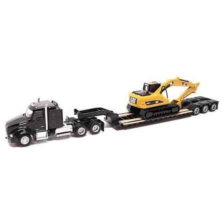 CAT Trailer Kenworth T880s SBFS 40in y Excavadora 3200.