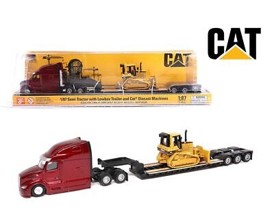 CAT Trailer Peterbilt Modelo 579 y CAT D5M Dozer.