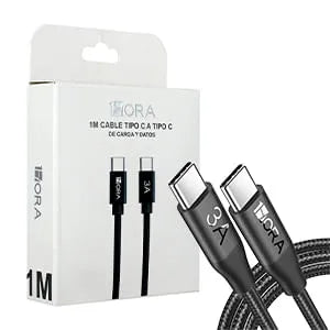 Cable 1 Hora Tipo C a Tipo C 3A CAB265.