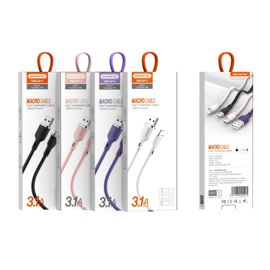 Cable Somostel SMS-BP11 Micro-USB.