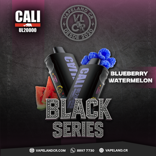 Cali Bars Black Series Blueberry Watermelon 20000 puffs.
