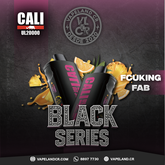 Cali Bars Black Series Fcuking Fab 20000 puffs.