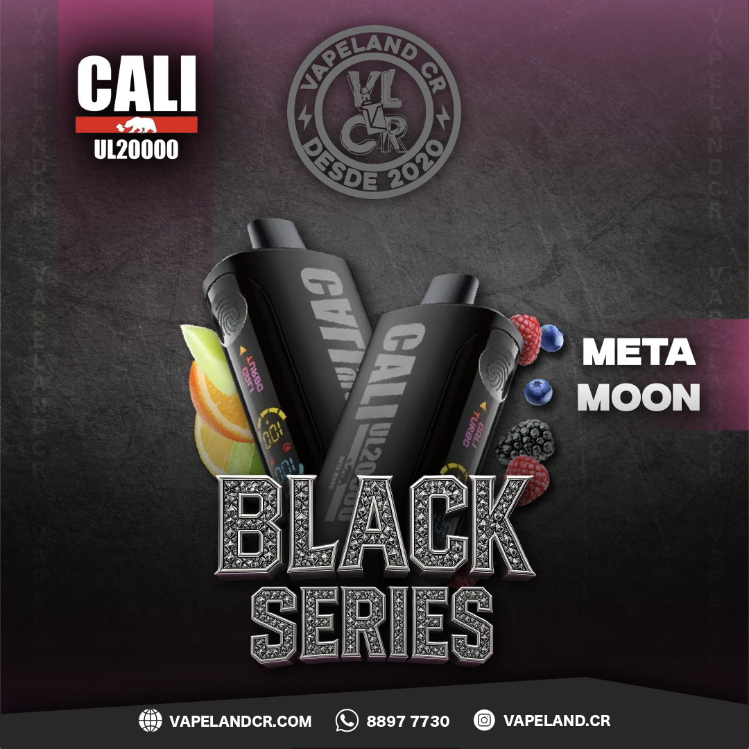 Cali Bars Black Series Meta Moon 20000 puffs.