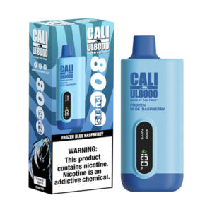 Cali Bars Frozen Blue Raspberry 8000 puffs.