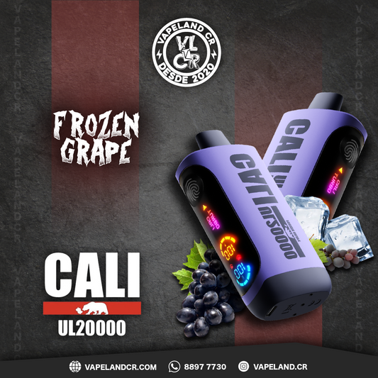 Cali Bars Frozen Grape 20000 puffs.