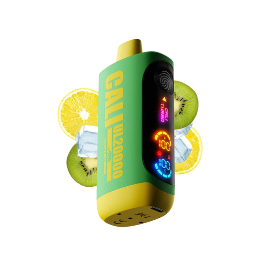 Cali Bars Frozen Kiwi Lemonade 20000 puffs.