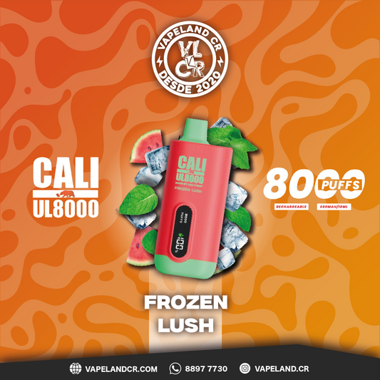 Cali Bars Frozen Lush 8000 puffs.
