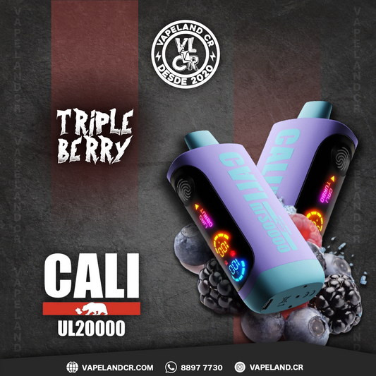 Cali Bars Triple Berry 20000 puffs.