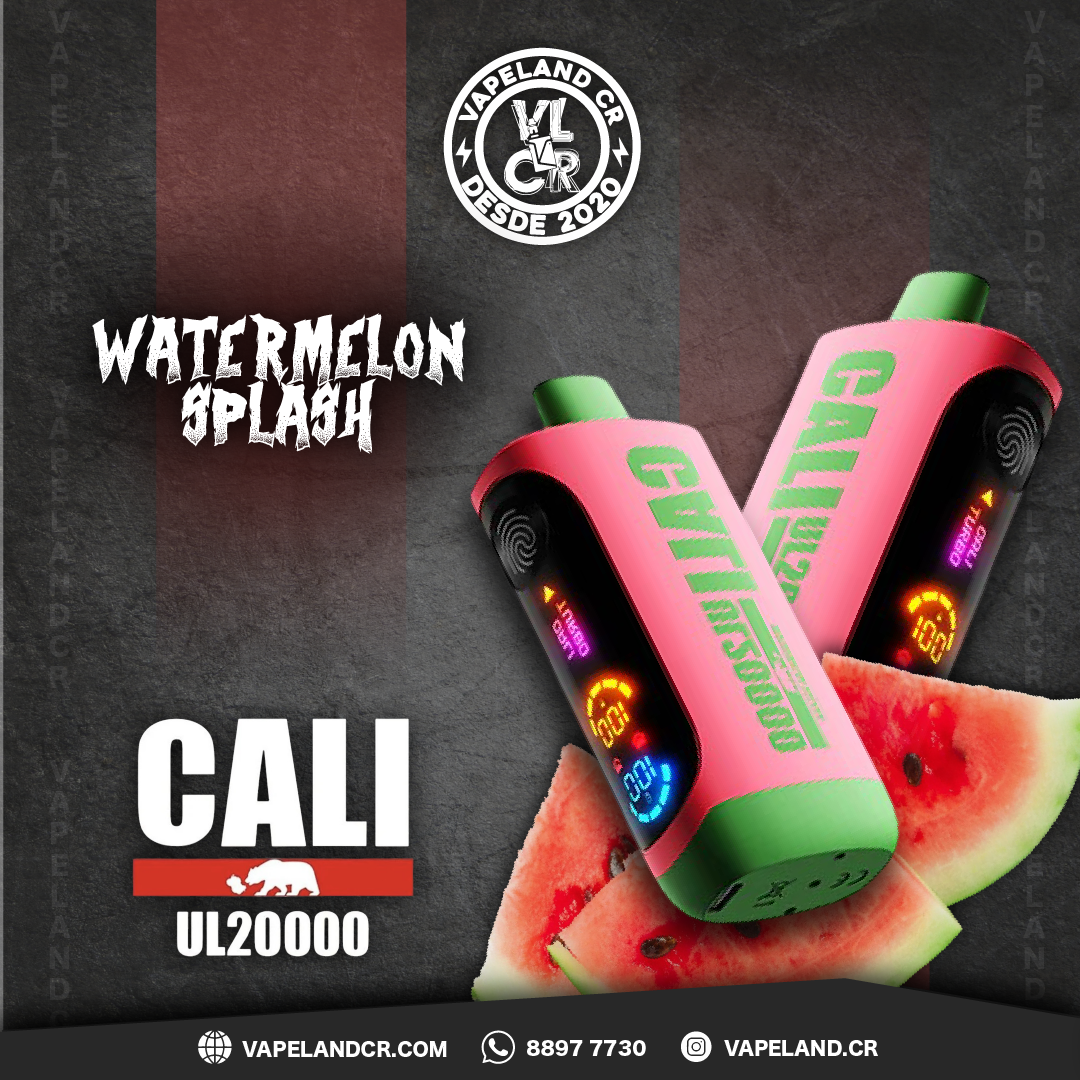 Cali Bars Watermelon Splash 20000 puffs.