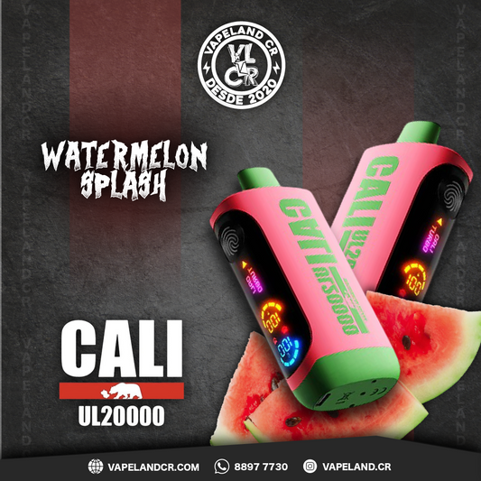 Cali Bars Watermelon Splash 20000 puffs.