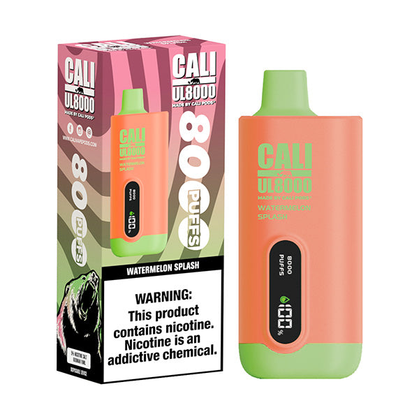 Cali Bars Watermelon Splash 8000 puffs.