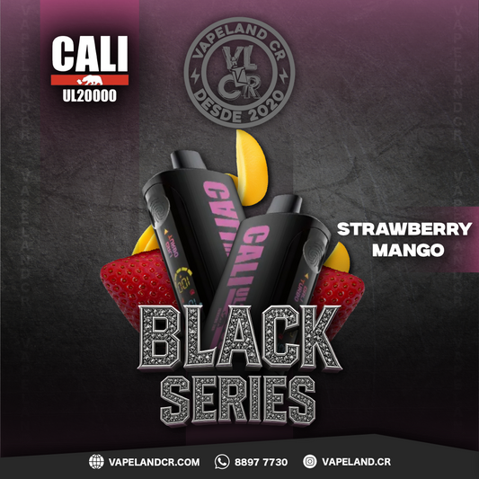 Cali Black Series Strawberry Mango 20000 puffs.