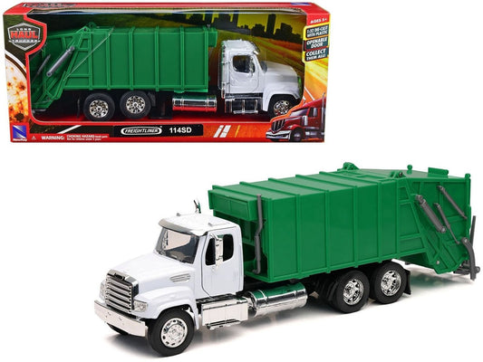 Camión de Basura NewRay Long Haul Trucker Freightliner 114SD.