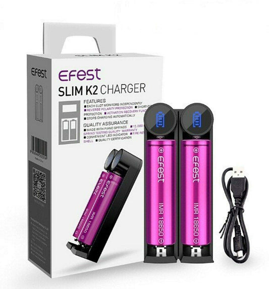 Cargador Efest Slim K2.