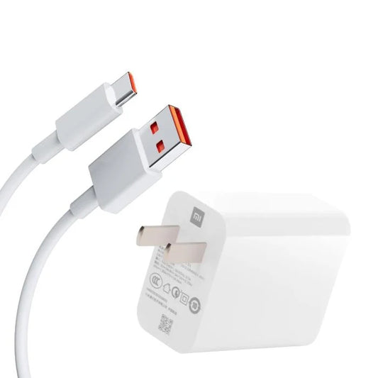 Cargador para Celular Xiaomi Original 33W Tipo-C.