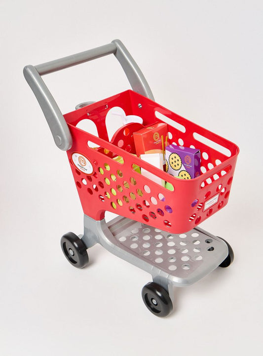 Carrito de Compras Rojo con Accesorios.