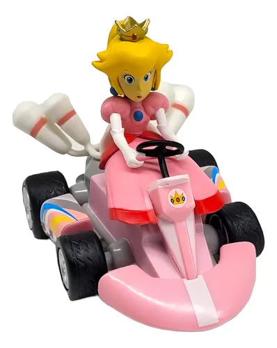 Carro Mario Kart de Fricción Princesa Peach.