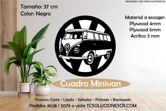 Cuadro Carro Minivan