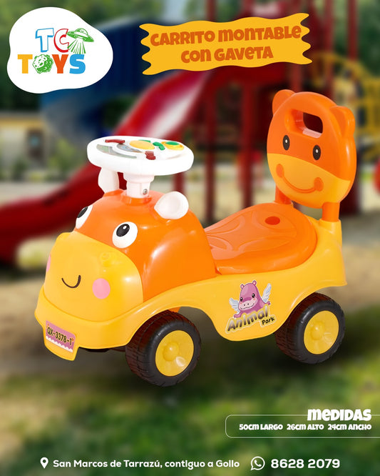 Carro Montable Hipopótamo.
