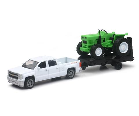 Carro NewRay Country Life Chevrolet Silverado 1500 Crew Cab.