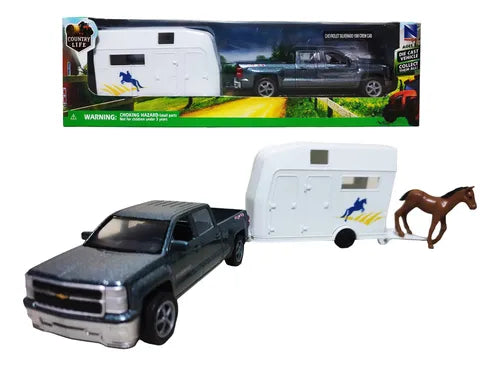 Carro NewRay Country Life Chevrolet Silverado 1500 Crew Cab.