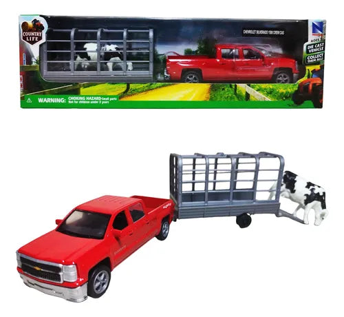 Carro NewRay Country Life Chevrolet Silverado 1500 Crew Cab.