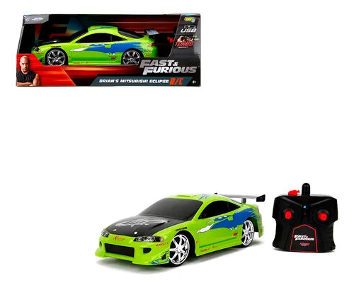 Carro a Control Remoto Rápidos y Furiosos Brian's Mitsubishi Eclipse Jada.