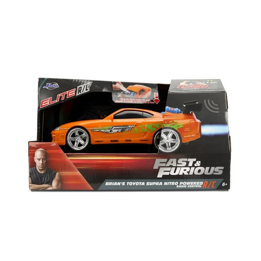 Carro a Control Remoto Rápidos y Furiosos Brian's Toyota Supra Nitro Powered Jada.