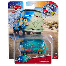 Cars Mattel Color Changers Fillmore.
