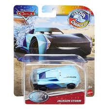 Cars Mattel Color Changers Jackson Storm.