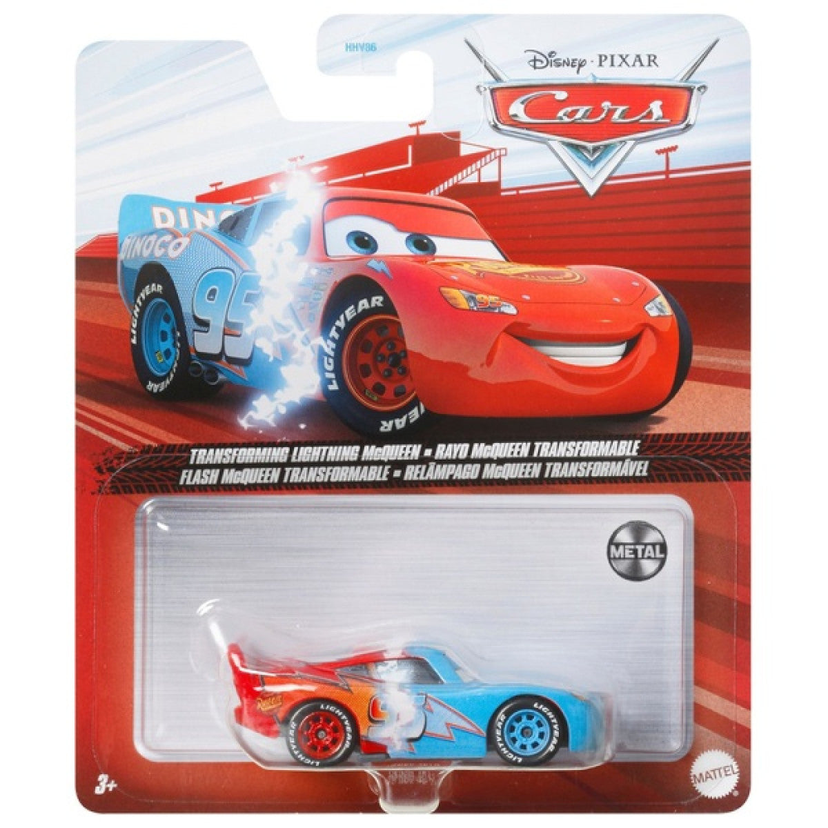 Cars Mattel Rayo McQueen Transformable.