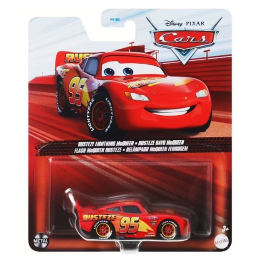 Cars Mattel Relampago McQueen Ferrugem.