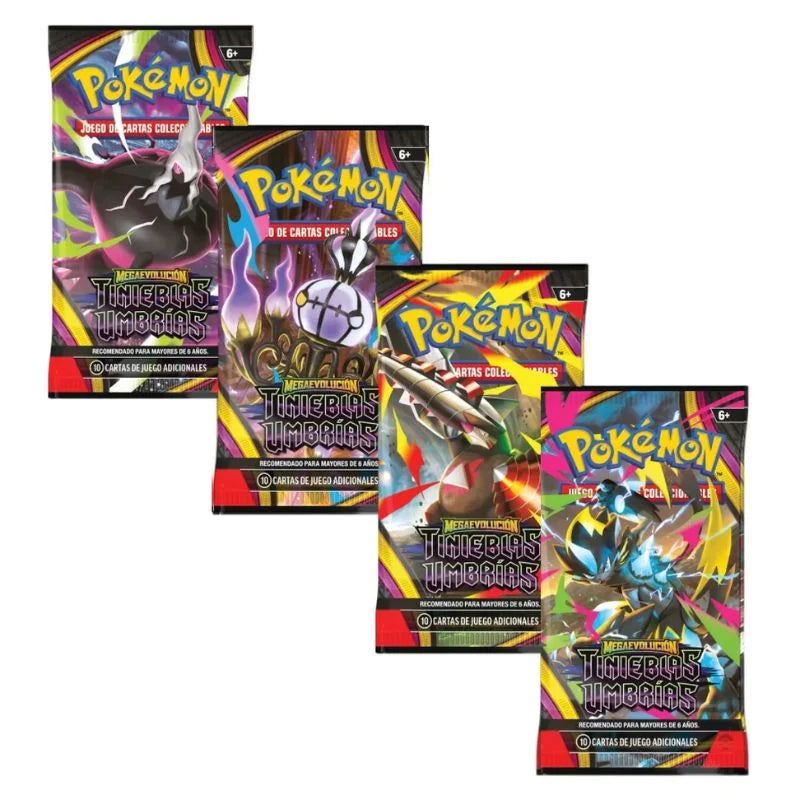 Cartas Pokémon Originales Mega Evolution Tinieblas Umbrías.