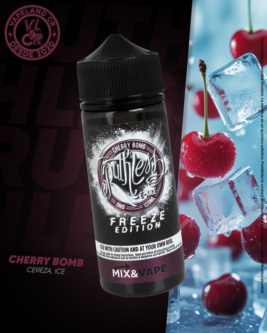 Ruthless Freeze Edition Cherry Bomb 3mg y 6mg.