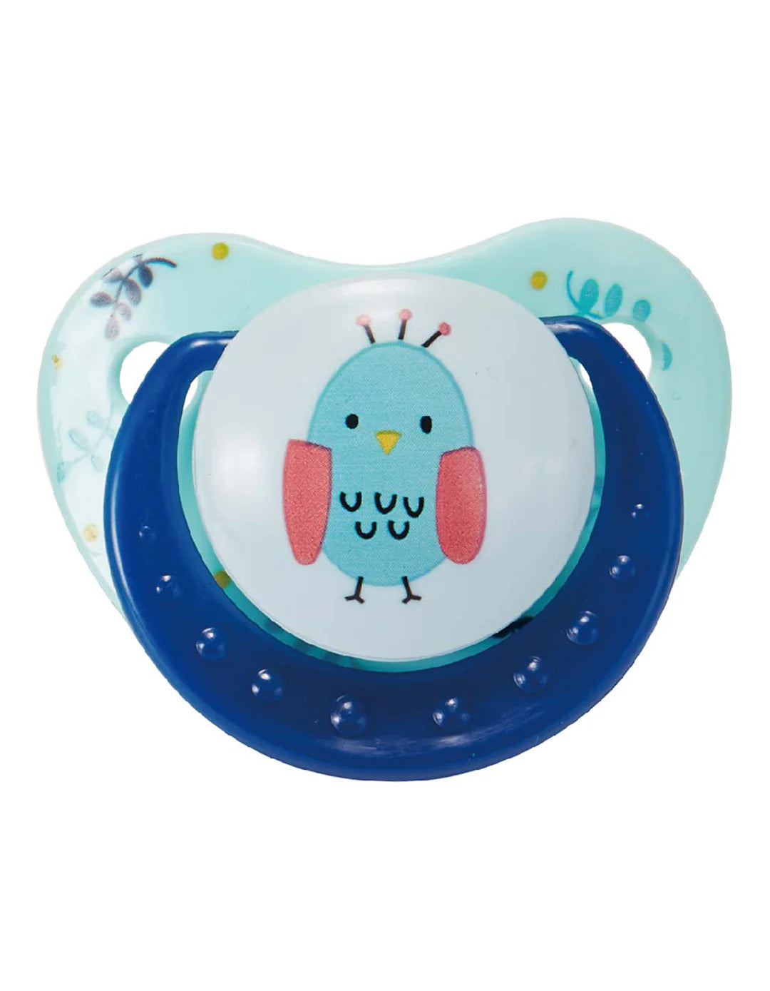 Chupeta de Silicón con Tapa Protectora Pájaro Momeasy.