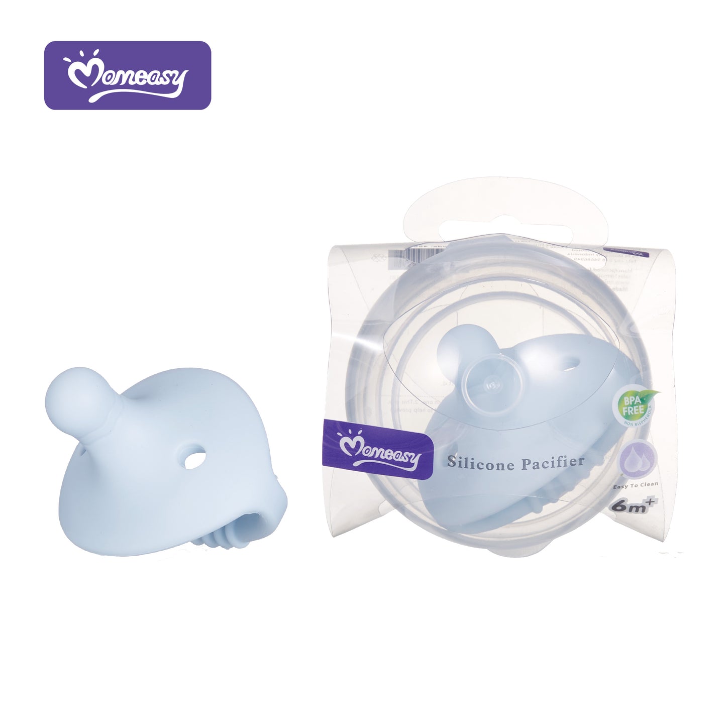 Chupeta de Silicon para Bebé Momeasy Celeste.