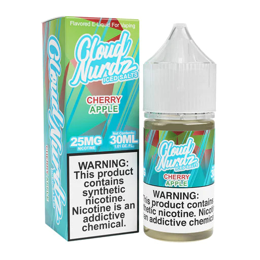 Cloud Nurdz Iced Salts Cherry Apple 25mg y 50mg.