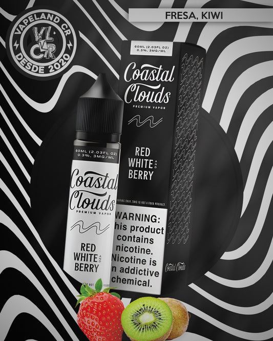 Coastal Clouds Strawberry Kiwi 3mg y 6mg.