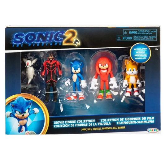 Colección de Figuras de la Película Sonic 2 The Hedgehog.