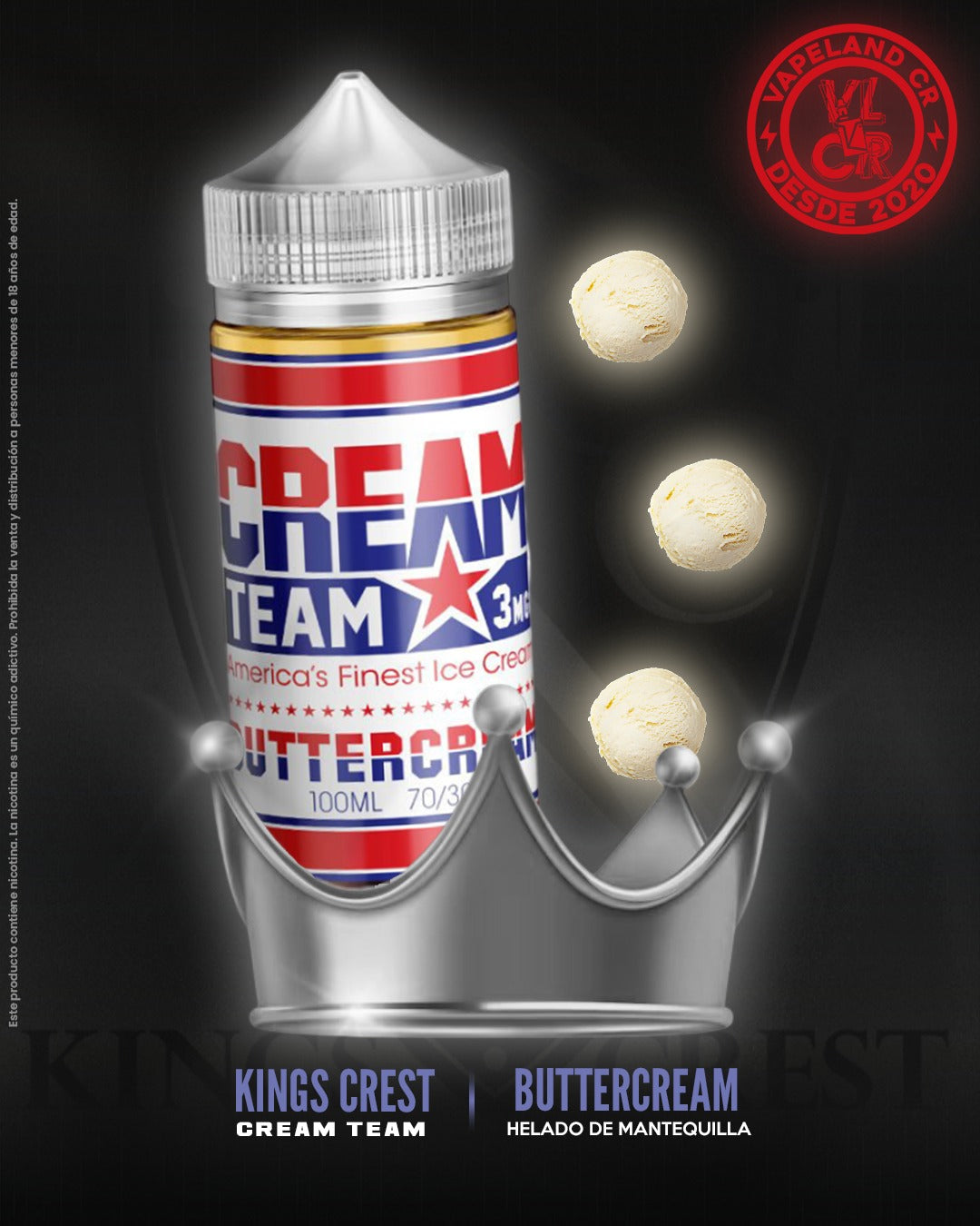 Cream Team Buttercream 3mg.