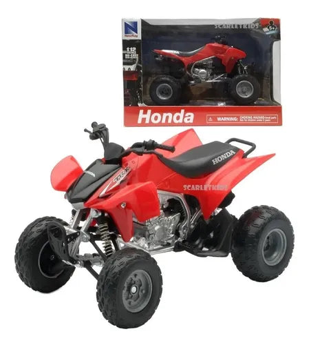 Cuadraciclo NewRay Honda TRX450R Rojo.