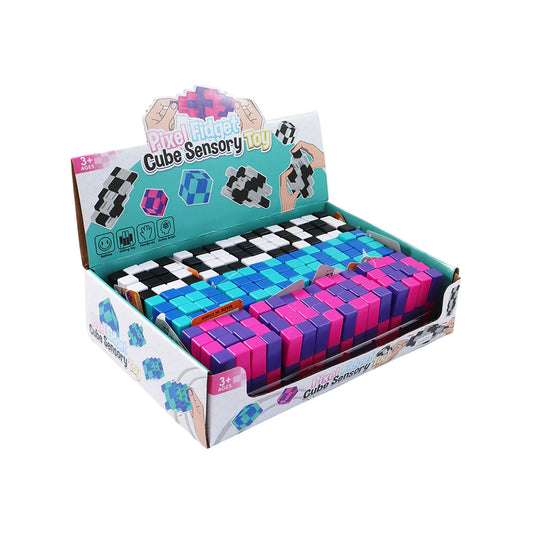 Cubo Sensorial Pixel Fidget.