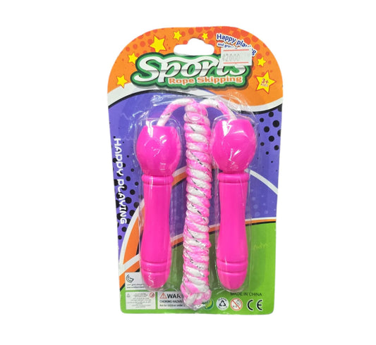 Cuerda de Saltar Rosada Sports Rope Skipping.