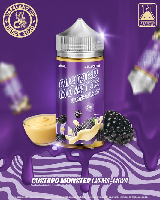 Custard Monster Blackberry 3mg y 6mg.