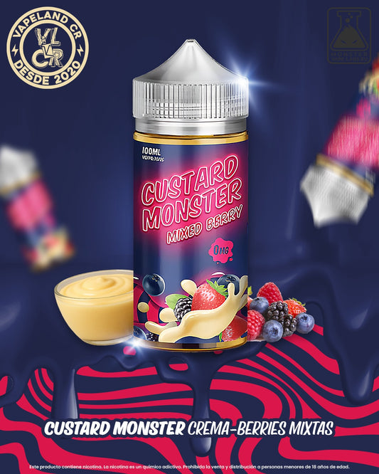 Custard Monster Mixed Berry 3mg y 6mg.