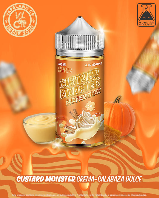 Custard Monster Pumpkin Spice 3mg y 6mg.