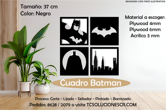 Cuadro DC Batman 4 de 18 CM