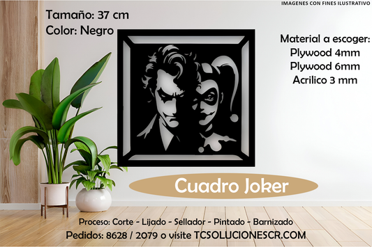 Cuadro DC Joker & Harley