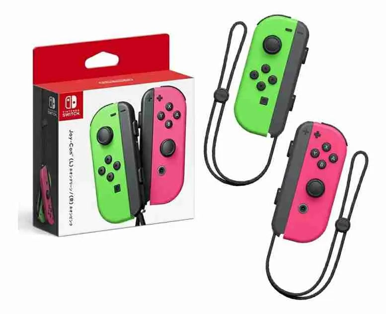 Control Nintendo Switch Original Joy-Con Neón Pink/Neón Green.